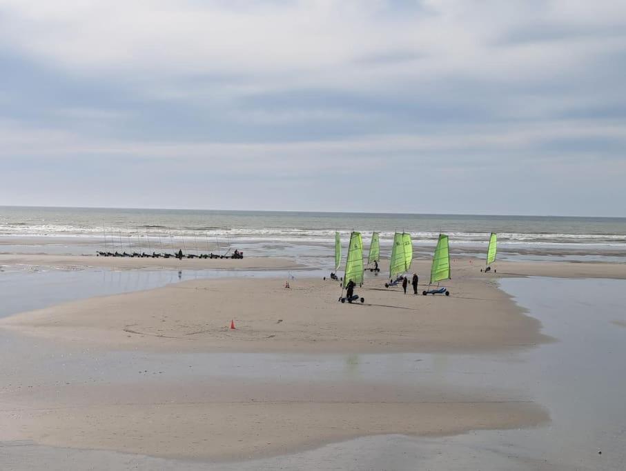 Evasion Plage - Appartement Lumineux Plein Centre Et 150M Plage Neufchâtel-Hardelot Eksteriør billede